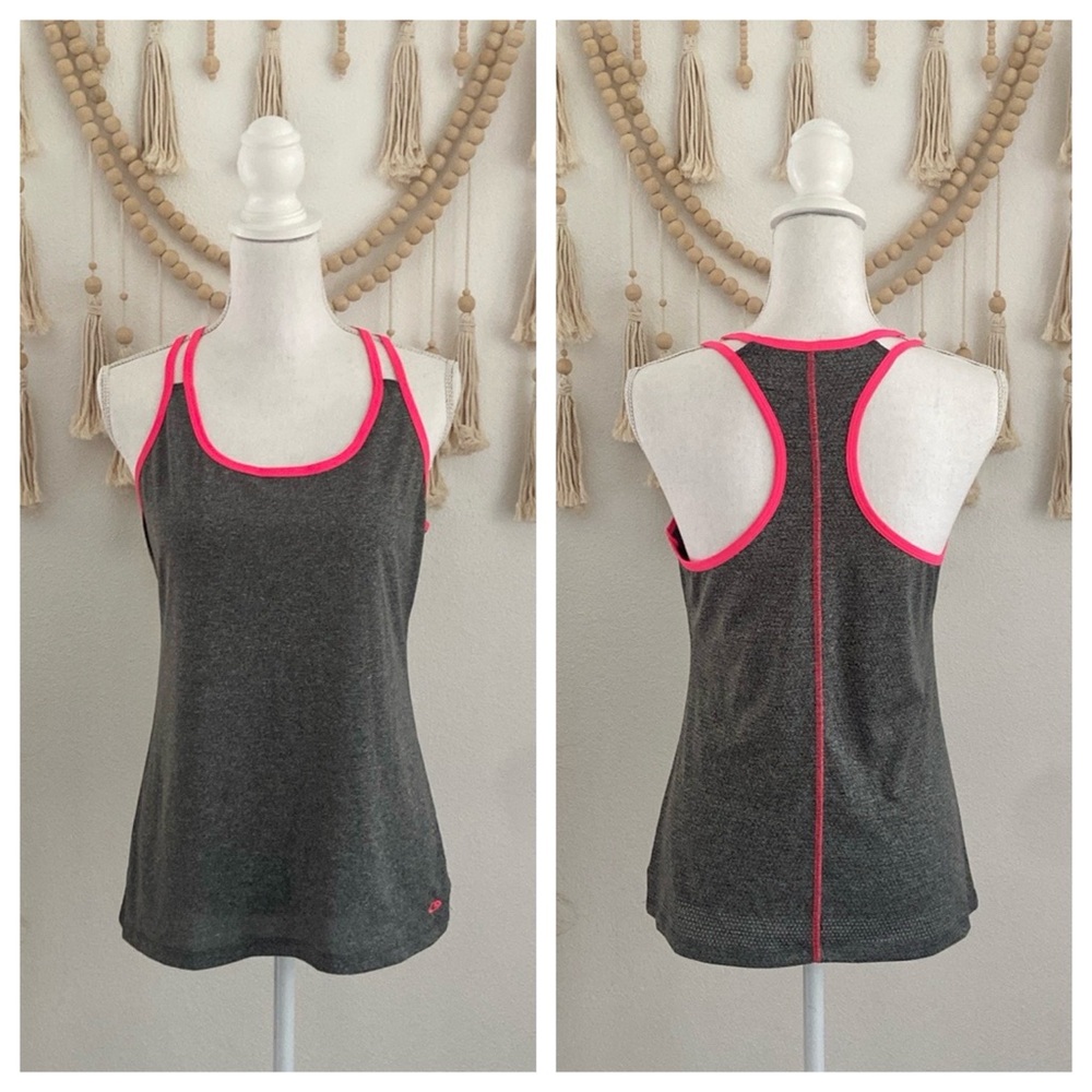 C9 x champion grey pink workout tank top athletic  athleisure Pilates yoga small